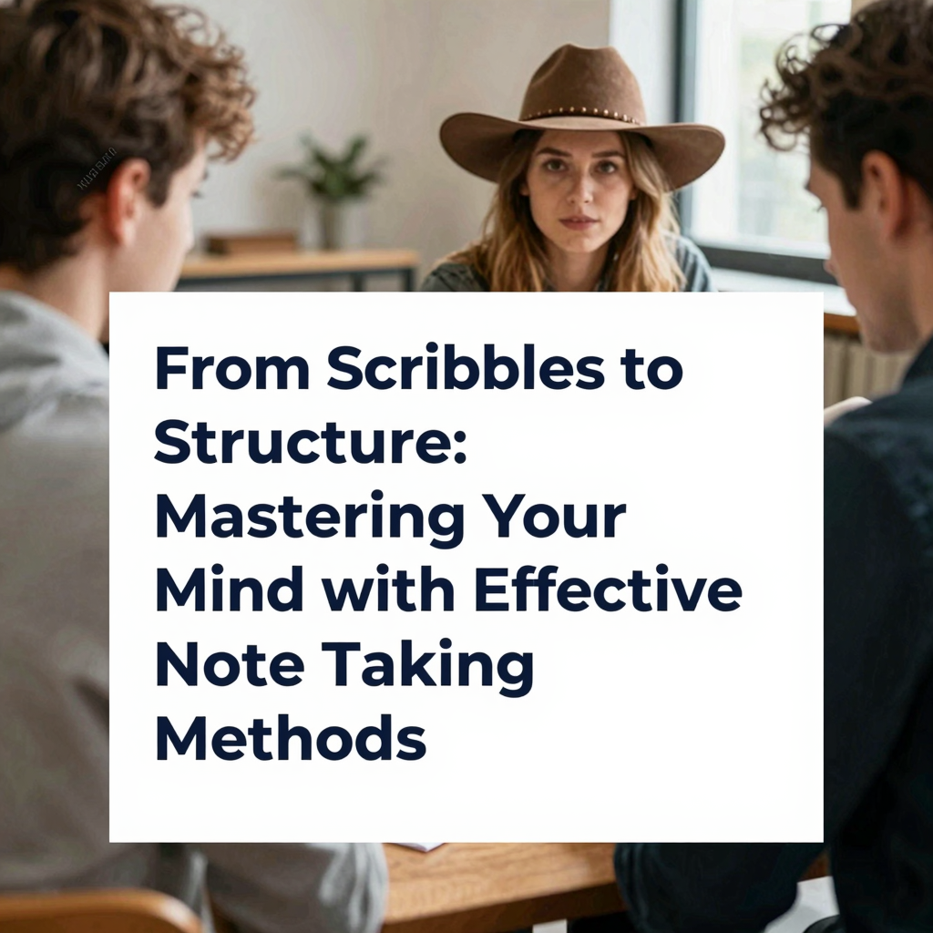 From Scribbles to Structure: Mastering Your Mind with Effective Note Taking Methods